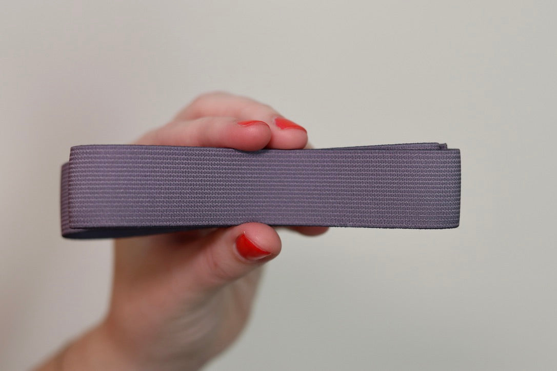 1" Gray Hat Band