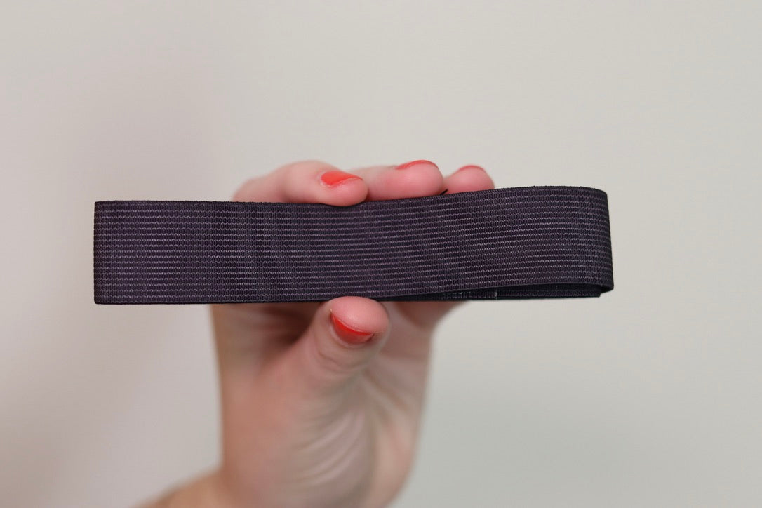 1" Charcoal Hat Band