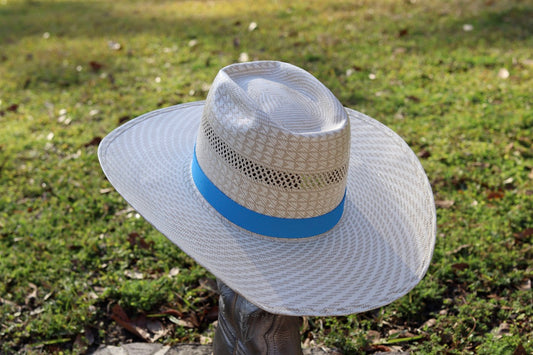 1" Elastic Blue Hat Band
