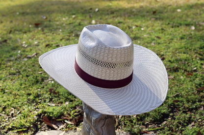 1" Burgundy Hat Band