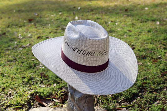 1" Burgundy Hat Band