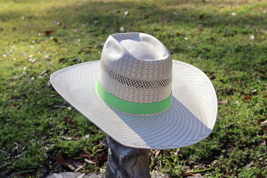1" Lime Green Hat Band