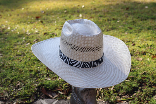 1" Zebra Hat Band